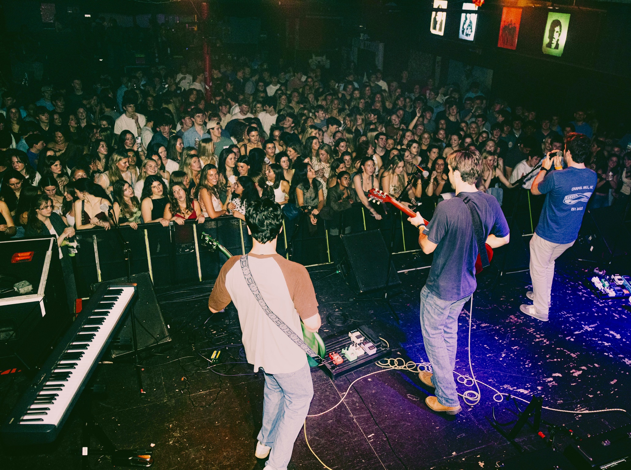 Rubber Band on a big stage with full crowd